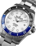 TITANIUM Deep Marine Explorer II Black/Blue Bezel | White Dial