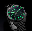 Bradner Green / Stainless Steel | Green Dial