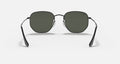 HEXAGONAL FLAT LENSES MEN'S Black / Polar Green |  Dial