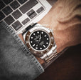 Deep Marine Explorer II Swiss Automatic Brown Bezel| Black Dial