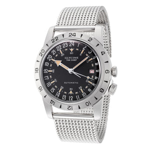 Airman The Chief Purist 40mm / Black / Silver Black Dial