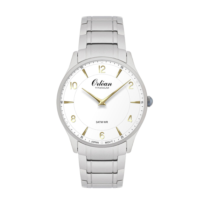 41mm Full Titanium Grey / White Dial | White Dial