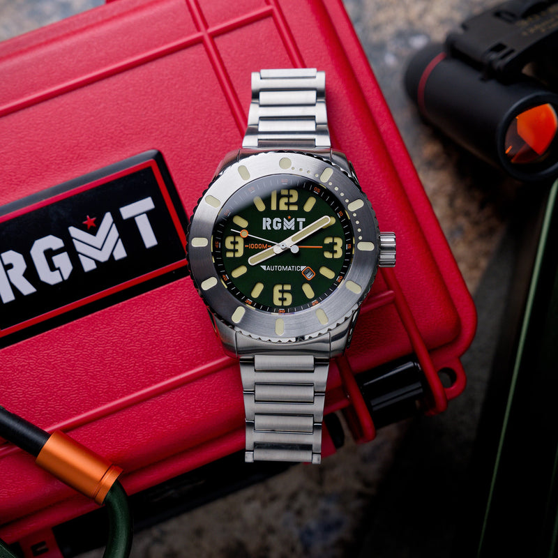 ALL BRITE AUTOMATIC GREEN / STAINLESS STEEL | Green Dial