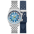 Bradner GMT Automatic Blue/Stainless Steel | Blue Dial