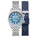 Bradner GMT Automatic Blue/Stainless Steel Blue Dial