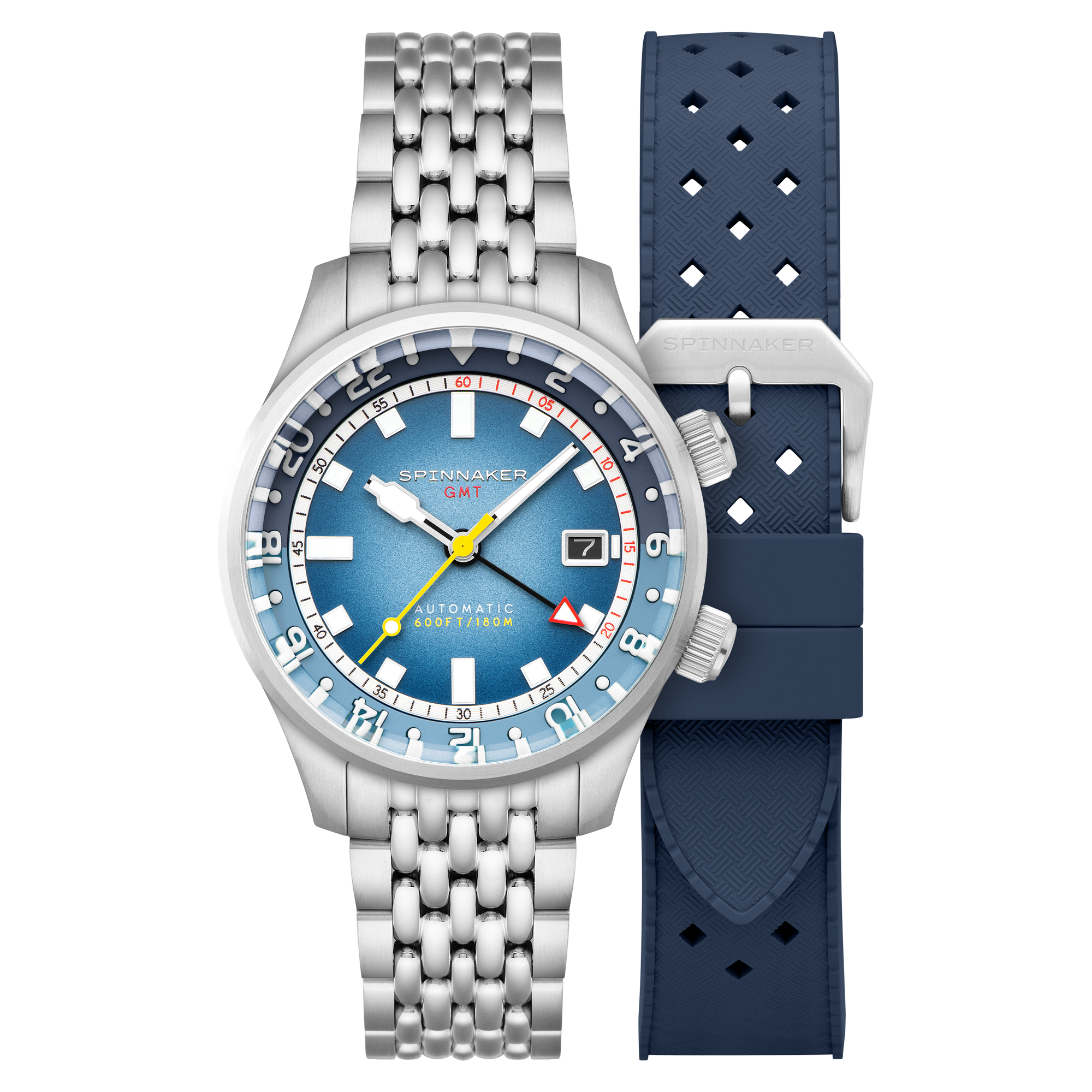 Bradner GMT Automatic Blue/Stainless Steel Blue Dial