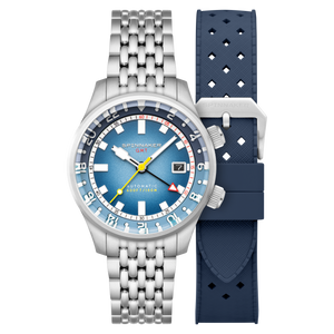Bradner GMT Automatic Blue/Stainless Steel Blue Dial