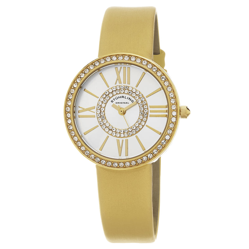 Vogue Yellow Leather | Silver Dial