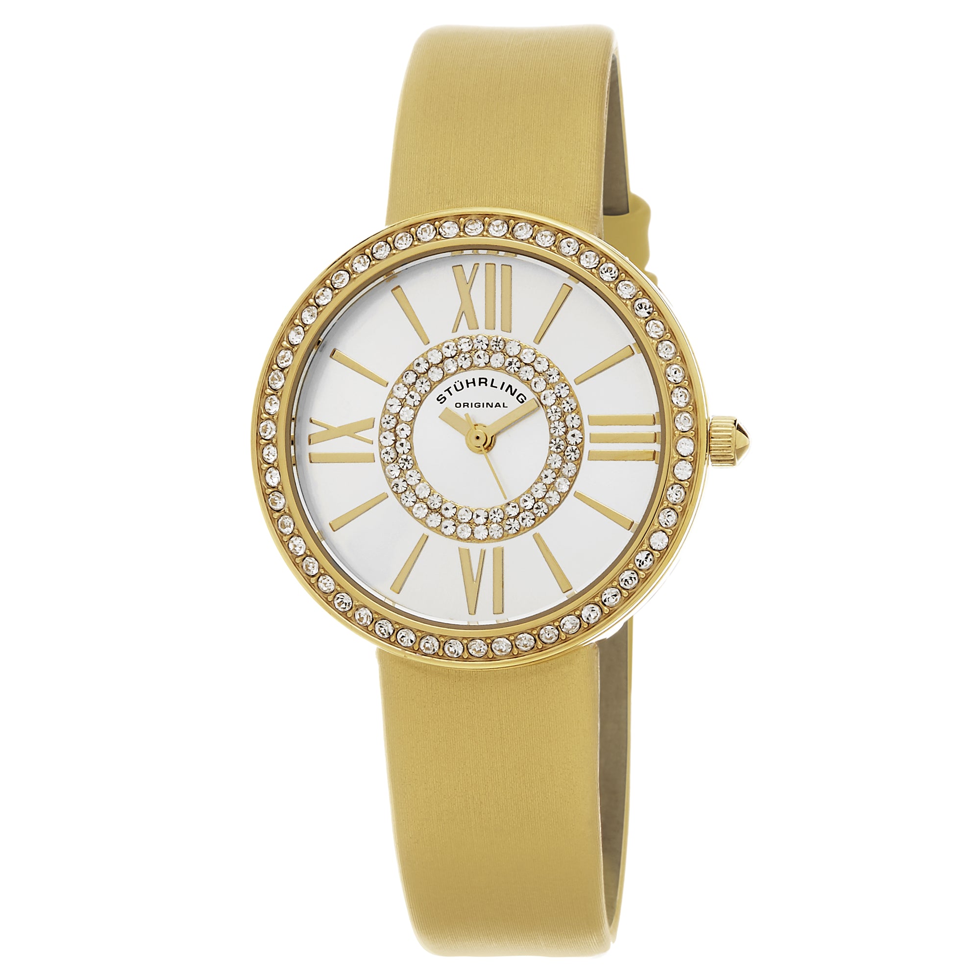 Vogue Yellow Leather | Silver Dial