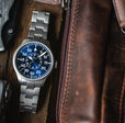 Aachen Blaue Stunde 39mm Automatic / Bracelet | Blue Dial