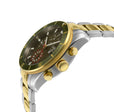 Yorkville - Chronograph Gevril Yorkville Swiss Automatic Chronograph  Watch, SS Case, Green/Gold bezel, Green Dial, SS/IPYG Bracelet. | Green Dial