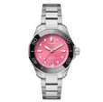 TAG HEUER AQUARACER PROFESSIONAL 300, 36MM, W/R 300M, STEEL CASE AND BRACELET, PINK DIAL Pink Dial | Pink Dial