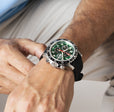 Chronograph Ceramic Green / Leather | Green Dial