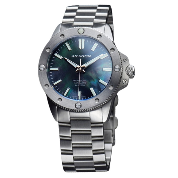 Matador 42 Automatic Black Mother of Peal Dial | Mother of Peal Dial