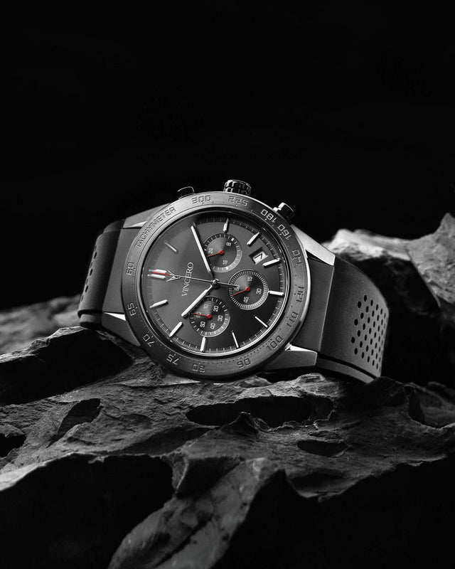 THE ROGUE - GUNMETAL/RED Gunmetal/Red | Black Dial