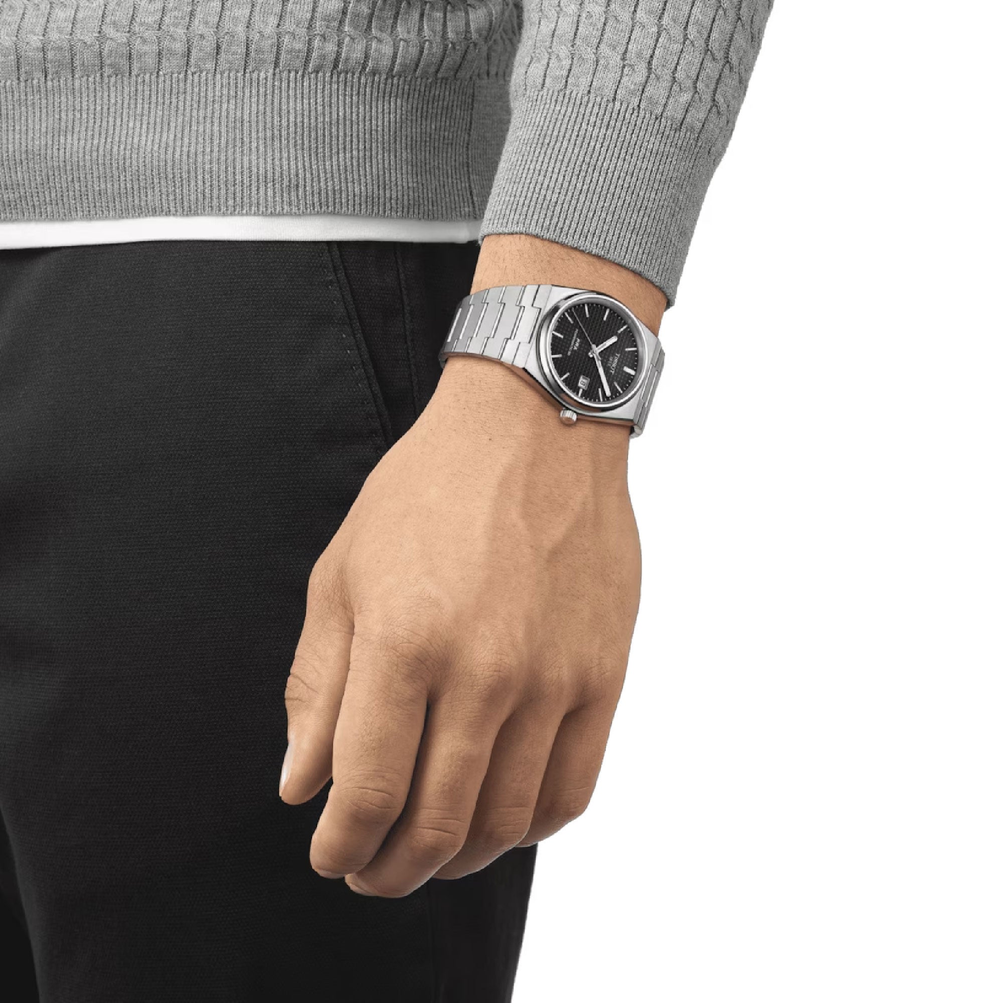 PRX Powermatic Black / Stainless Steel | Black Dial