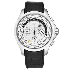 World Timer 4970011133BB6B / silver | Silver Dial