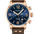 Aviator Blue Dial/ Brown Leather | Blue Dial