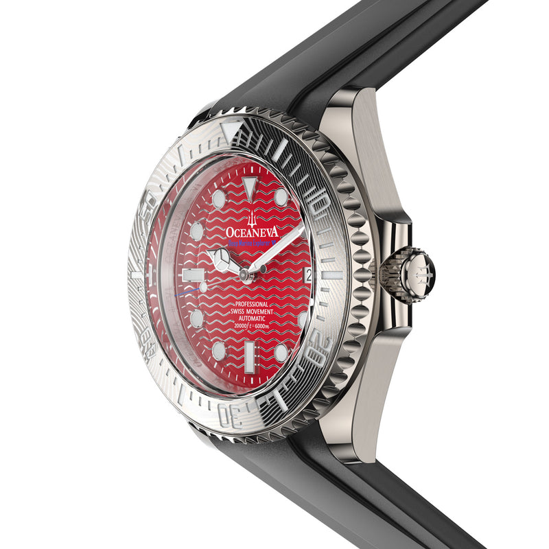 Deep Marine Explorer VI 6000m Grade 5 Titanium 6000m/RedDial | Red Dial