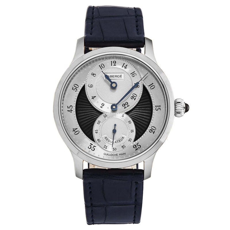 Agathon FAB-216 / Silver/Grey Enamel | Silver/Grey Enamel Dial