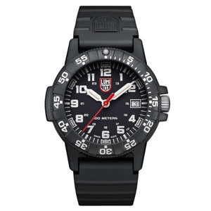 Leatherback Sea Turtle Black Dial / Black Silicone Strap Black Dial