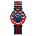 Fano Retrograde Blue / Nylon Strap | Blue Dial