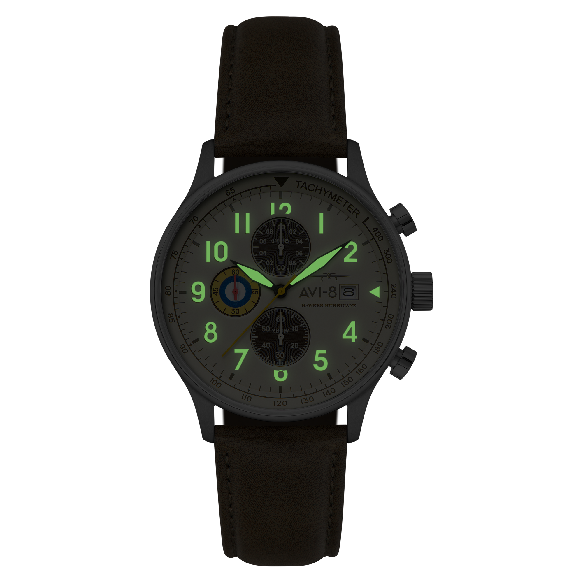 Classic Chronograph Khaki / Leather | Khaki Dial