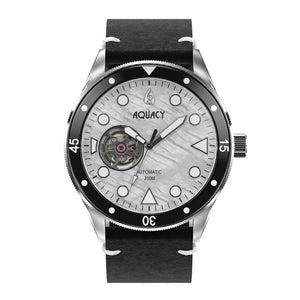 Automatic Seiko NH38 Cave Diver White Mother of Pearl Dial | Mother of Pearl Dial