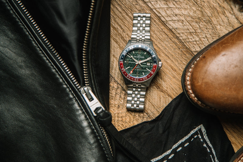 Baja GMT GREEN / STAINLESS STEEL | Green Dial