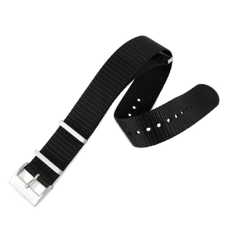 NYLON DEFSTAN STRAP, BLACK, 18MM BLACK/DEFESTAN |  Dial