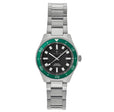 Holiss Automatic Diver Silver/Green | Black Dial