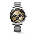Conquest Chronograph Gold / Stainless Steel | Gold Dial