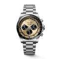 Conquest Chronograph Gold / Stainless Steel | Gold Dial