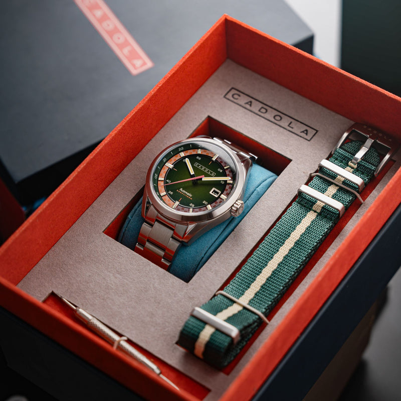Paddock Automatic Green / Stainless Steel | Green Dial