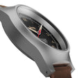 41mm JEEP WILLYS VINTAGE OFFICER'S MECHANICHAL COLOUR: SS/HERITAGE 3PC CRAZY HORSE LEATHER JEEP GPM | Black Dial