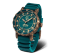 VOSTOK-EUROPE SSN-571 AUTOMATIC NH35A/571O609 Teal / Green Leather | Teal Dial