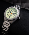 Tri-Hawk Tritium Green with Luminous Glow Green Dial