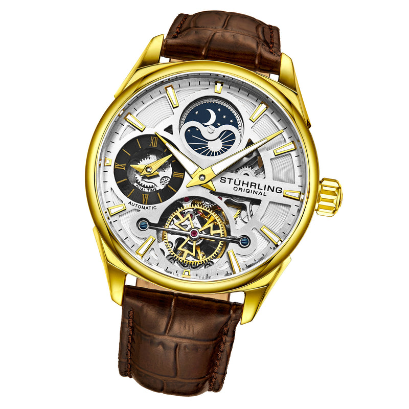 Legacy Brown/Leather/Silver Dial/Gold Case 3918.3 | Silver Dial