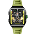 Maven Automatic Limited Edition Black / Green Silicone | Black Dial