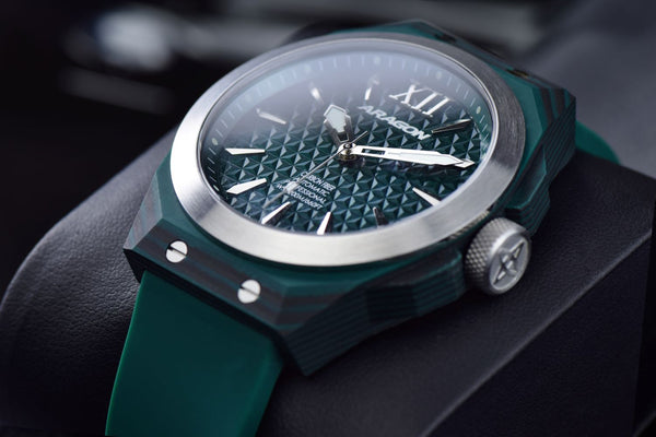 DF Carbon Fiber Automatic Green Dial, Green Case | Green Dial