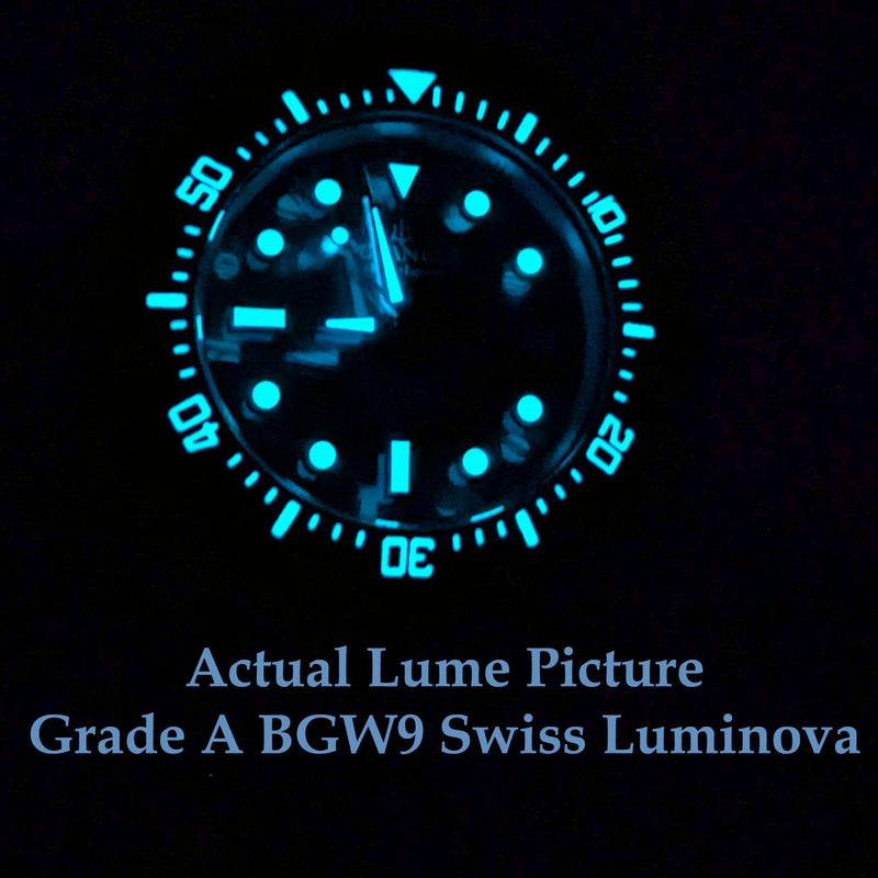 Damascus Swiss Automatic SW200 Deep Marine Explorer II Damascus/Silver Damascus Dial/White Strap | Silver Dial