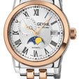 Madison Swiss Made Automatic Moon Phase, IP Rose Gold Case, White Dial. | White Dial
