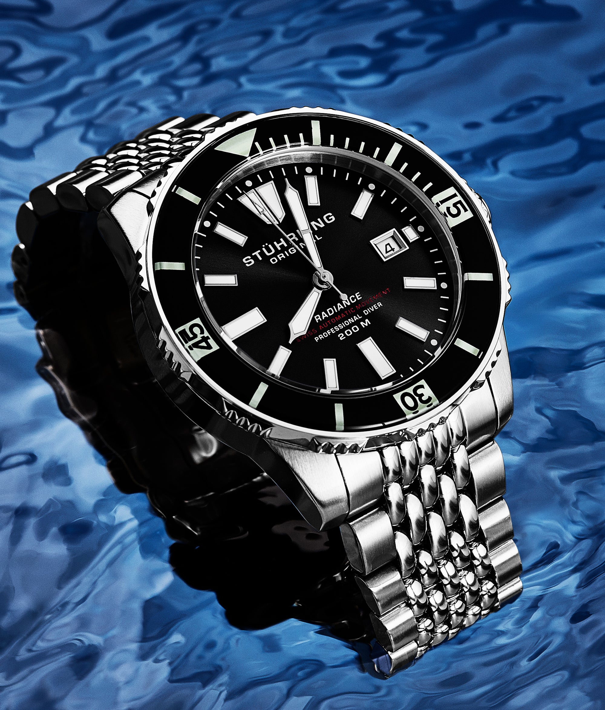 Depthmaster-1006.01 Silver/Stainless Steel | Black Dial