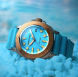 Hull Titanium Bronze Blue / Blue | Blue Dial