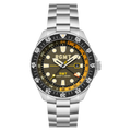 CONTINENTAL GMT GREEN / SOLID STAINLESS STEEL BRACELET Green Dial
