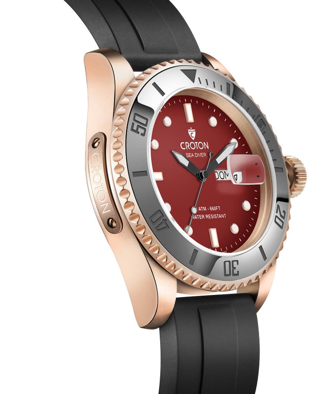 Sea Diver Rose/Red/Black | Red Dial