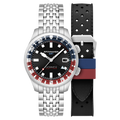 Bradner GMT Automatic Black / Stainless Steel Black Dial