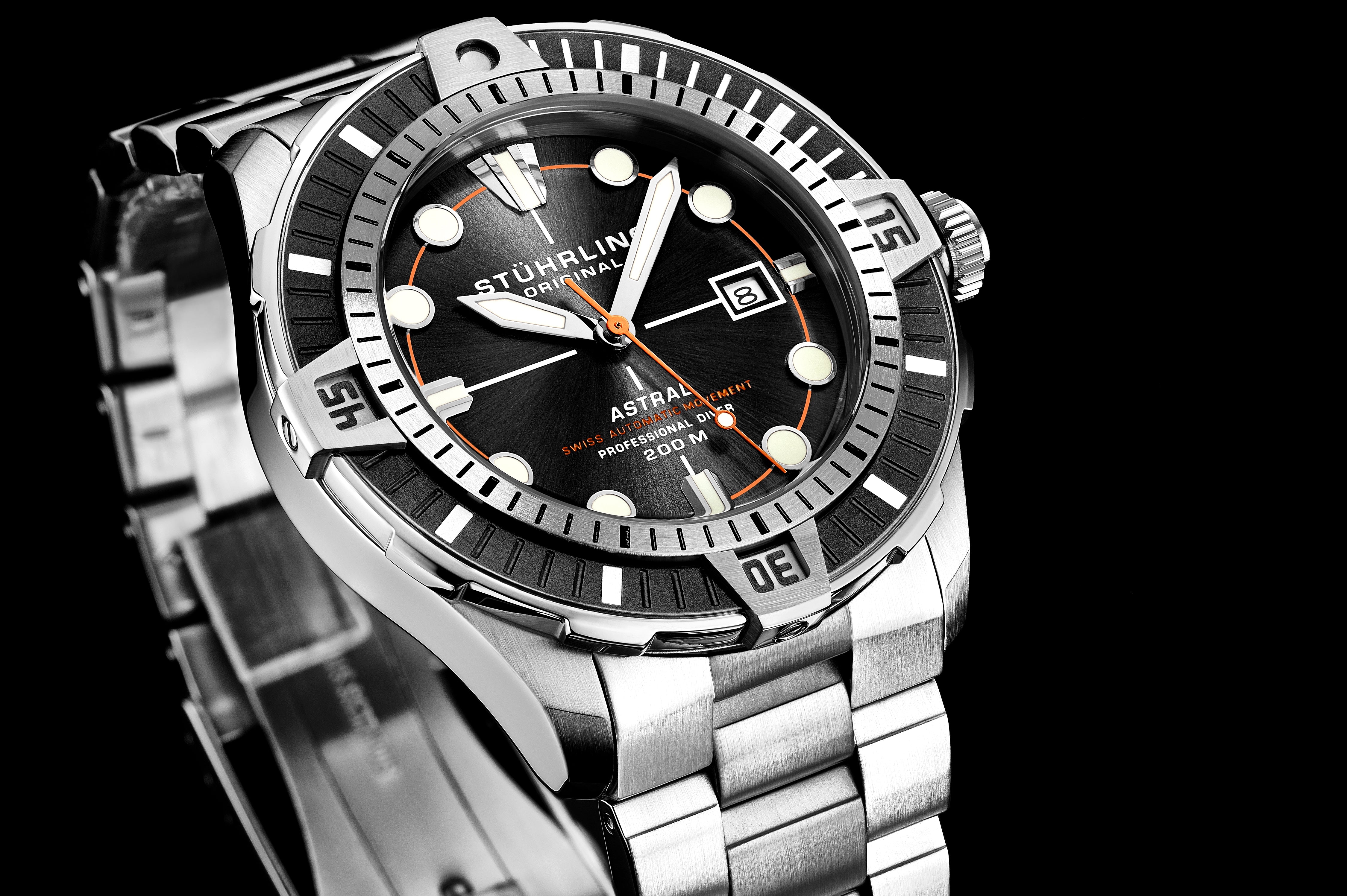 Astral Silver/Stainless /Black Dial | Black Dial – Watch Gang