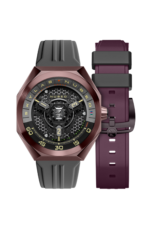 Skylab Automatic Limited Edition Black / Gray Rubber | Black Dial