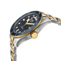 Yorkville-Diver Gevril Yorkville Sellita SW240 Swiss Automatic Diver Watch, SS Case, Blue/IPYG bezel, Blue Dial | Blue Dial